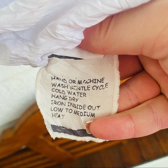 HARUBELLA | Black & White Sleeveless Modern Tunic Top Medium - Picture 5 of 6